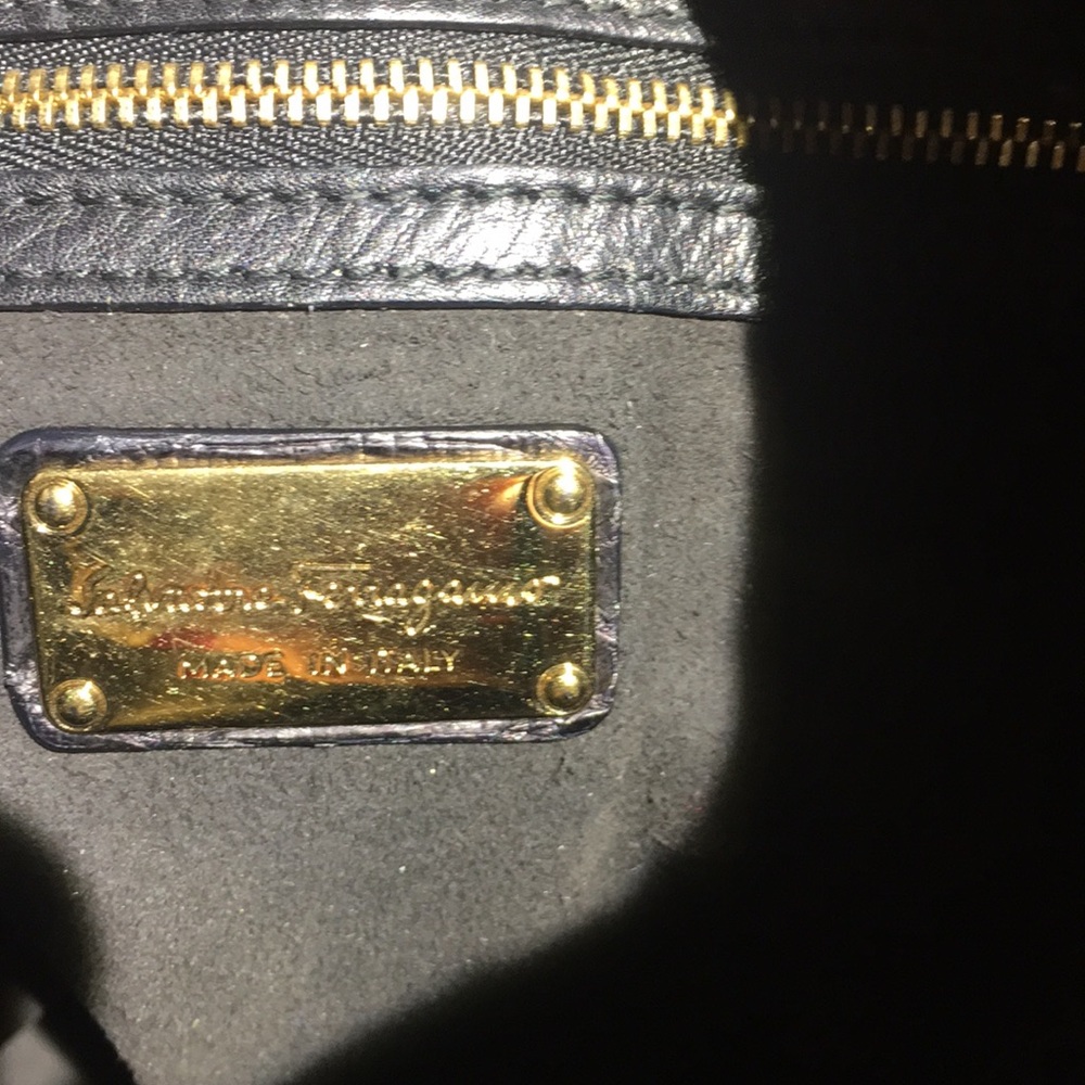 Salvatore Ferragamo leather/python rare bag - Picture 5 of 6